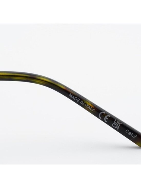 Saint Laurent SL555 003 Sunglasses Gold Round Frame, Brown Lenses main image 9